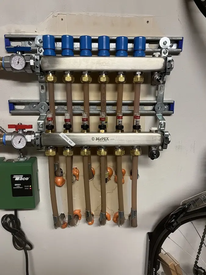 Plumber performing Leak Detection at a residential property in Shady Side